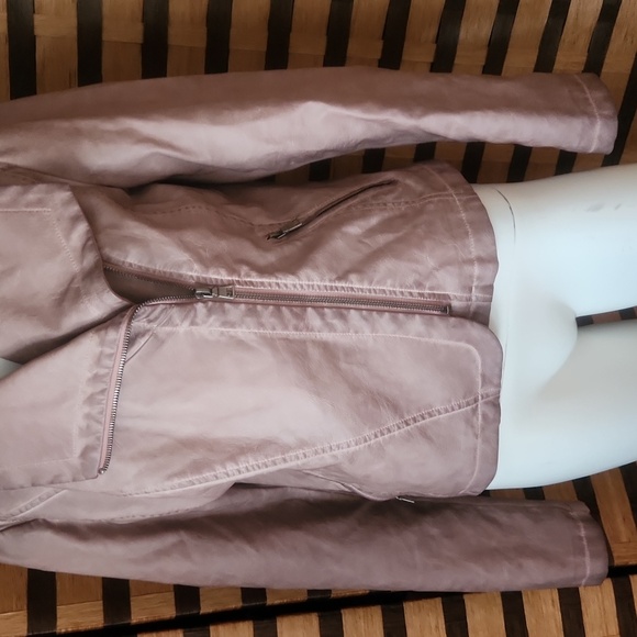 Bagatelle mauve bomber jacket - Picture 4 of 11